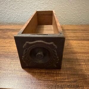 Vintage Singer Sewing Machine Wooden Drawer with Ornate Front #1